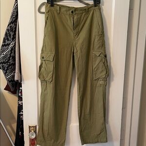 Madewell Women’s Green Cargo Pants
